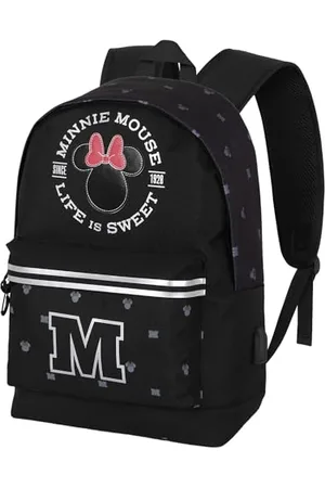 Disney Karactermania Minnie Mouse Symbol-Sac à dos HS Silver, Noir