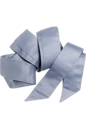 Maya Deluxe Womens Belt Ladies Satin Sash Waist Tie Ribbon Bow Accessory for Bridesmaids Bridal Wedding Prom Evening Occasion Ceinture, , S-M De Las Mujeres