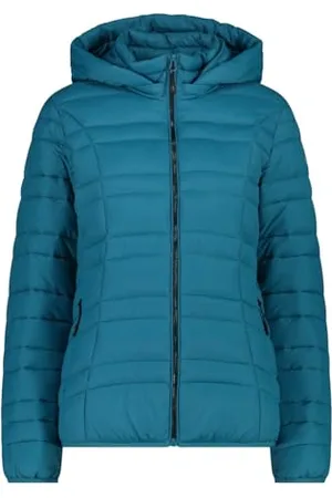 CMP Veste en nylon pour femme avec capuche amovible, Teal 40