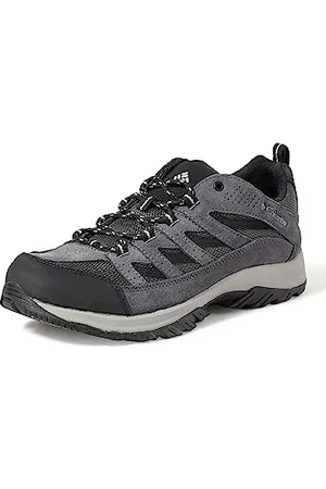 Columbia Homme Crestwood Chaussure de randonnée, Requin Grey, 42.5 EU Large