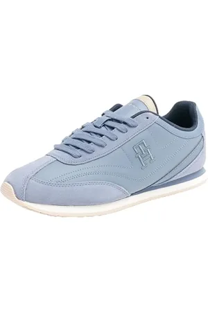 Tommy Hilfiger Baskets de Running Femme Heritage Basses, Bleu (Faded Ink), 38
