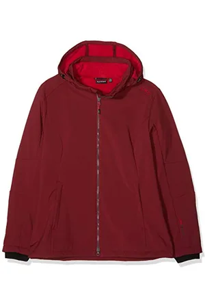 CMP Veste softshell pour femme avec capuche confortable amovible