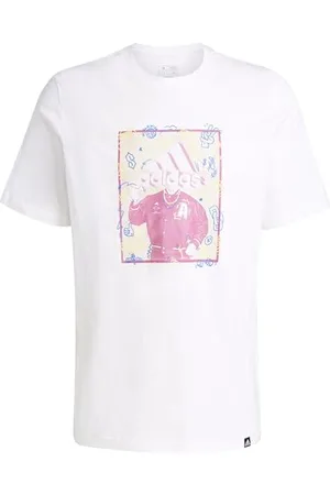 adidas Homme Doodle Graphic Tee, White, XL