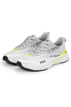 Fila Homme Beryllium Chaussure de Course, White-Evening Primrose, 41 EU