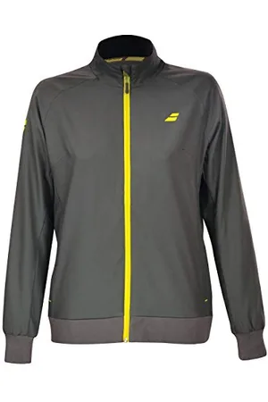 Babolat Core Club Trainingsjacke Damen-Dunkelgrau, Gelb, XL Vestes Femme