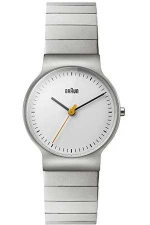 von Braun Ladies BN0211 Classic Slim Watch with White Dial and Silver Stainless Steel Bracelet