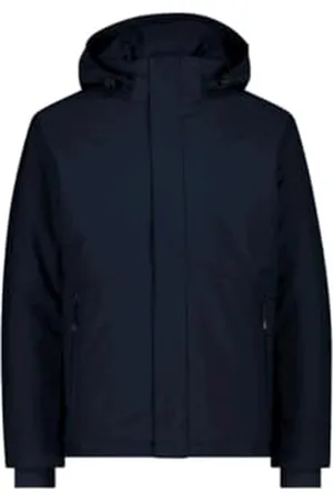 CMP Veste softshell pour homme avec capuche amovible, Black Blue, 50