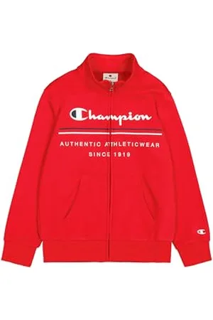 Champion Legacy Graphic Shop B (306840) -Ultra-Light Soft Compact Powerblend Fleece Full-Zip Sweat-Shirt à Capuche de Yoga, , 3-4 Years Garçon