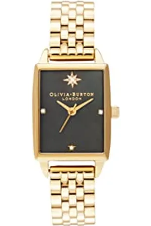 Olivia Burton Montre Analogique à Quartz pour Femme Collection Celestial avec Bracelet en Acier Inoxydable de Couleur Dorée - OB16GD60