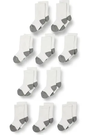 Amazon Chaussettes de Sport en Coton Mixte Enfante, 10 Paires, , 4-5 Ans