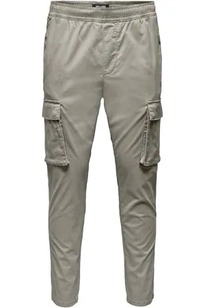 Only & Sons Onscam Linus Cargo Pant PK 2366 Pantalons, Kaki Vintage, S Homme