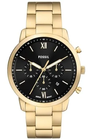 Fossil Neutra Watch for Men, Moonphase Multifunction Movement with Stainless Steel Or Leather Strap