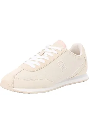 Tommy Hilfiger Baskets de Running Femme Heritage Basses, Beige (Classic Beige), 41