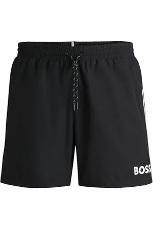HUGO BOSS Hommes Starfish Short de Bain en Tissu à séchage Rapide avec détails Contrastants