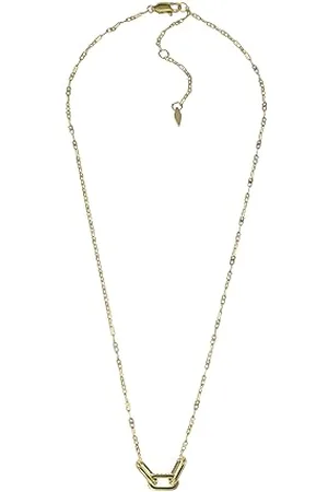 Fossil Collier pour femme Heritage D-Link en acier inoxydable , JF04523710