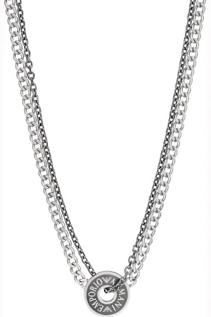 Emporio Armani Collier chaîne en acier inoxydable et placage IP pour homme, EGS3093040