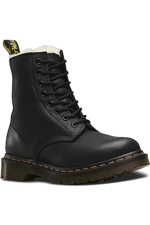 Dr. Martens 8 œillets, Rangers Femme, Noir noir, 36 EU