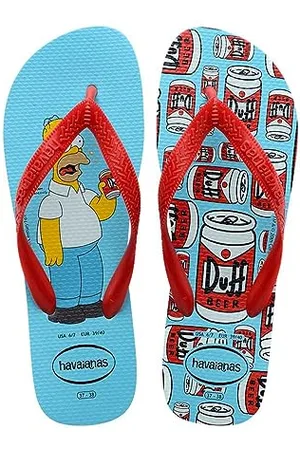 Havaianas Simpsons, Tongues Mixte, ,Bleu ciel, 35/36 EU