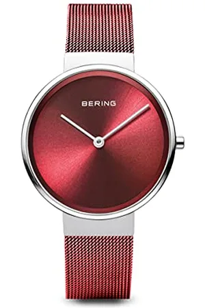 Bering Damen Uhr Quarz Movement - Classic Collection mit Edelstahl und Saphirglas 14531-XXX Armbandsuhren - , 31
