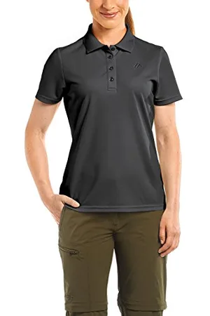 Maier Sports Ulrike, Polo piqué léger Fonctionnel pour Femme pour la randonnée et Les Loisirs, Technologie dryprotec, Respirant, Puce NFC pour Un Recyclage Facile, , 36