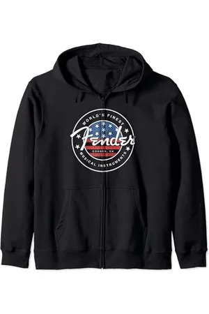 Fender American Flag Circle Stamp Logo Sweat à Capuche
