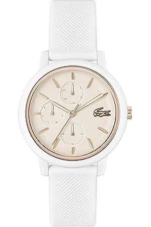 Lacoste Montre Analogique Multifunction à Quartz pour femme Collection .12.12 MULTI avec Bracelet en silicone