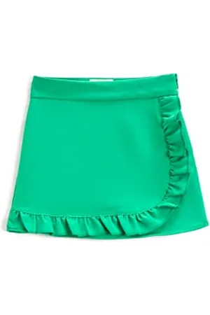 Koton Mini Skirt Ruffled Envelop Zipper Closure Jupe, , 6-7 Ans Les Filles