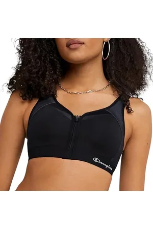 Champion Soutien-Gorge de Sport à Fermeture éclair Motion Control, Opaque, , 110E Femme