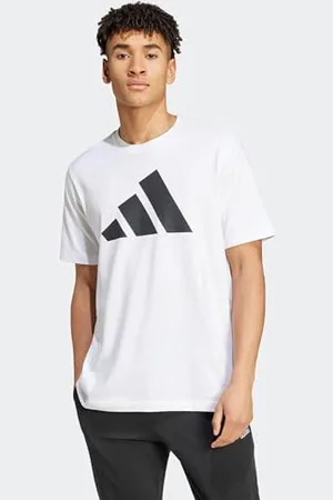 adidas Homme PWR 3 Graphic Tee, White, S Tall