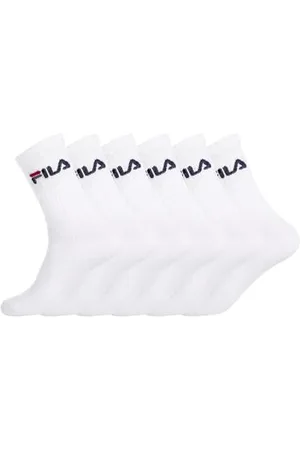 Fila Chaussettes Sport Homme Coton, Socquettes Homme, Confortable, Soft Touch (Lot de 6), , 43/46