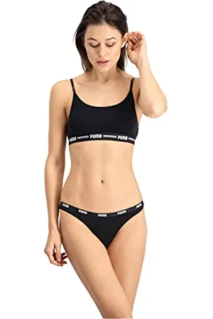 PUMA Women Bikini 2P Pack - Color: Black Talla: XL