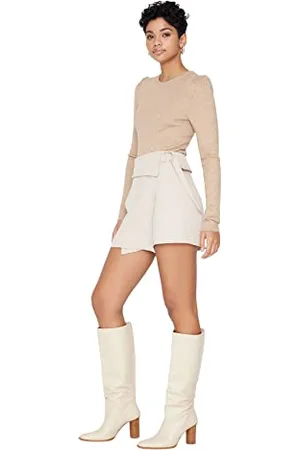 Trendyol Mini Jupe trapèze tissée pour Femme, , 66