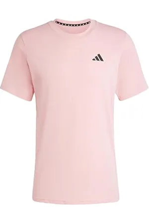 adidas Homme Train Essentials Feelready Training Tee, Semi Pink Spark/Black, M