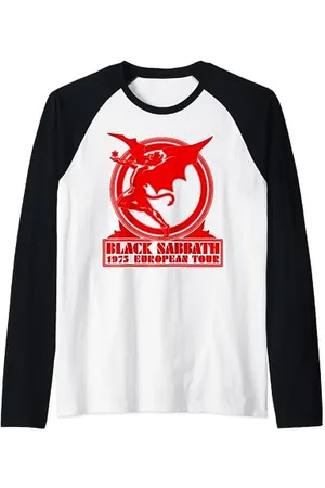 Black Sabbath Tour européen officiel de 1975 Manche Raglan