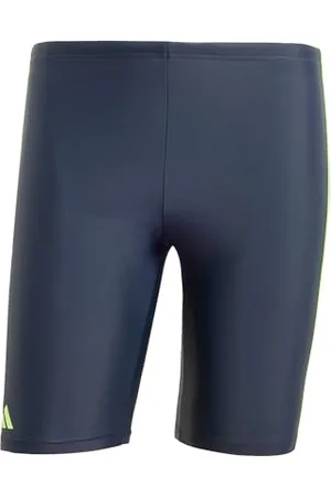 adidas Homme Classic 3-Stripes Swim Jammers, Legend Ink/Lucid Lemon, XS Short