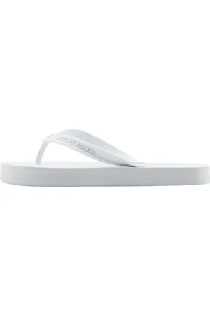 Armani Exchange Femme Cooper, Essential, Logo imprimé Tongs, , 41 EU