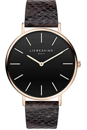 liebeskind Femmes Analogique Quartz Montre avec Bracelet en Imitation Cuir LT-0272-LQ