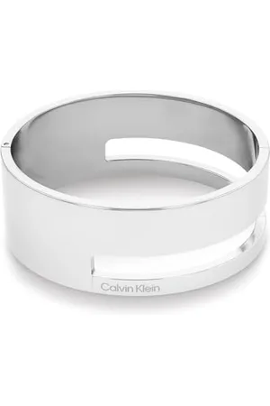 Calvin Klein Bracelet Jonc pour Femme Collection GEOMETRIC ESSENTIALS en Acier Inoxidable - 35000674