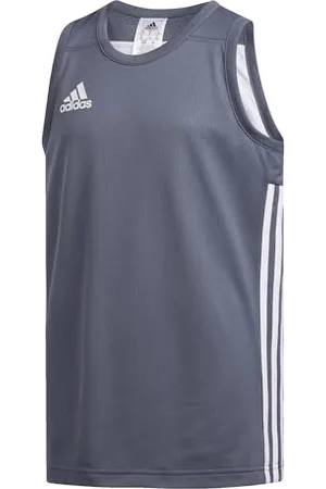 adidas 3G Speed Reversible Jersey (Sleeveless) Mixte Enfant, Onix/White, 15-16 Years