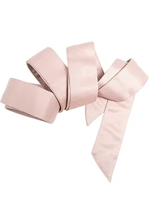 Maya Deluxe Womens Belt Ladies Satin Sash Waist Tie Ribbon Bow Accessory for Bridesmaids Bridal Wedding Prom Evening Occasion Ceinture, , S-M De Las Mujeres