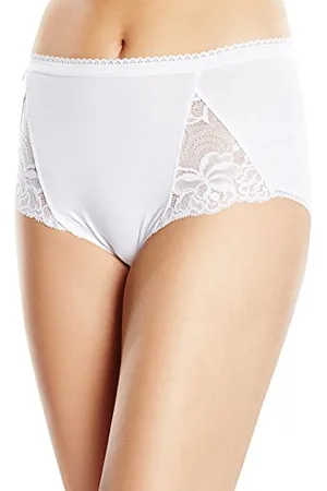 Playtex Brief Woman Cotton and Lace Midi x2