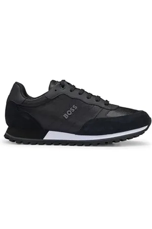 HUGO BOSS BOSS Hommes Parkour-L Runn Baskets Style Chaussures de Course avec Finitions en Similicuir