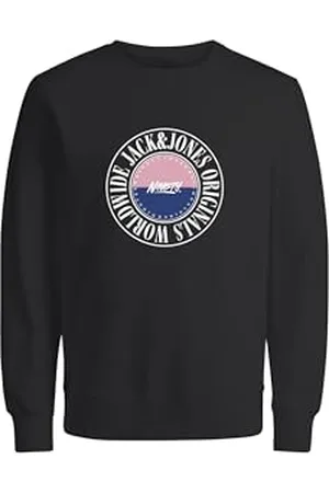 JACK & JONES Jorcobin Crew Neck JNR Maillot de survêtement, , 140 Garçon