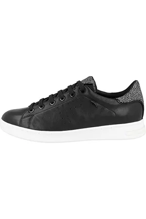 Geox Femme D Jaysen A Sneakers, Black, 38 EU