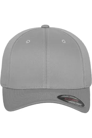 Flexfit Mixte Wooly Combed Baseball Cap, (silver), S-M EU