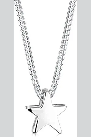 Elli Collier Femme Pendentif Étoile Filigrane en Sterling 925