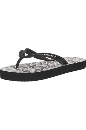 Armani Exchange Femme Tongs Cooper à Double Semelle Tongues, , 38 EU