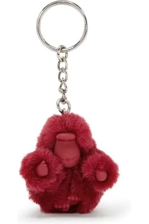 Kipling MONKEYCLIP XS KH, Très Petit Porte-clés en Forme de Singe, 2.5 x 80 x 38 cm, (Rouge)