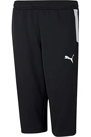 PUMA Teamliga Training Pantalon de survêtement - Mixte enfant - Noir ( Noir- Blanc) - 5-6 ans/ 116