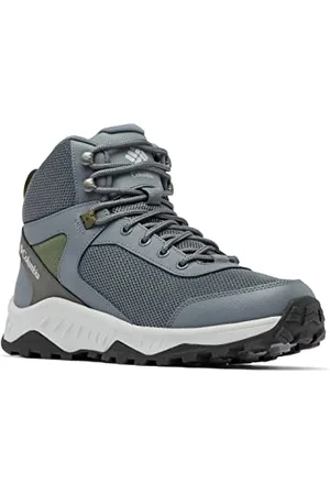 Columbia TRAILSTORM ASCEND MID WATERPROOF Chaussures Montantes De Randonnée Et Trekking imperméables Homme, Gris (Graphite x Nori), 40 EU